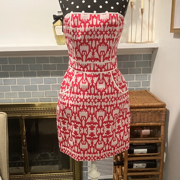 Laundry by Design Dresses & Skirts - Laundry by Design Strapless Red and White Dress